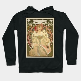 Vintage Art Nouveau Lady Art Hoodie